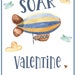 AIRPLANE VALENTINE Templates-hot Air Balloons-paper Airplanes ...
