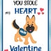6 POLICE VALENTINE CARD Templates-policeman Valentine Card-valentine’s ...