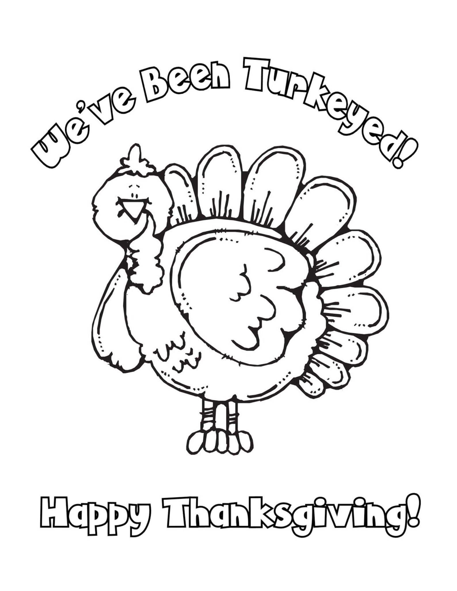 You've Been Turkeyed Game Enjoy Thanksgiving This Year With This Fun ...