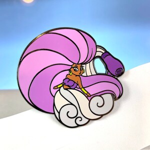 Hair Jinn Enamel Pin | Beauty Genie Pin | Pretty Pin