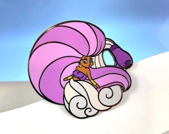 Hair Jinn Enamel Pin | Beauty Genie Pin | Pretty Pin