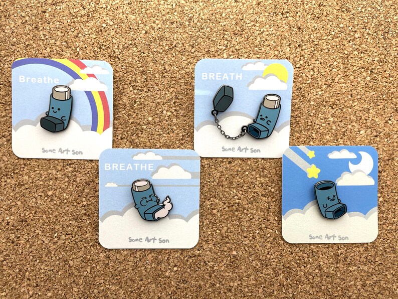 Breath Buddy Pins Set