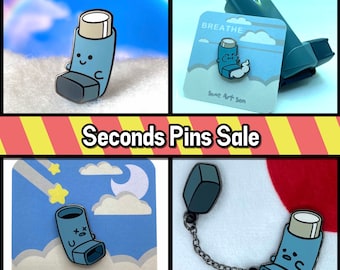 Seconds Pins Sale! Discounted B-Grade.