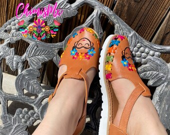 huaraches de frida kahlo