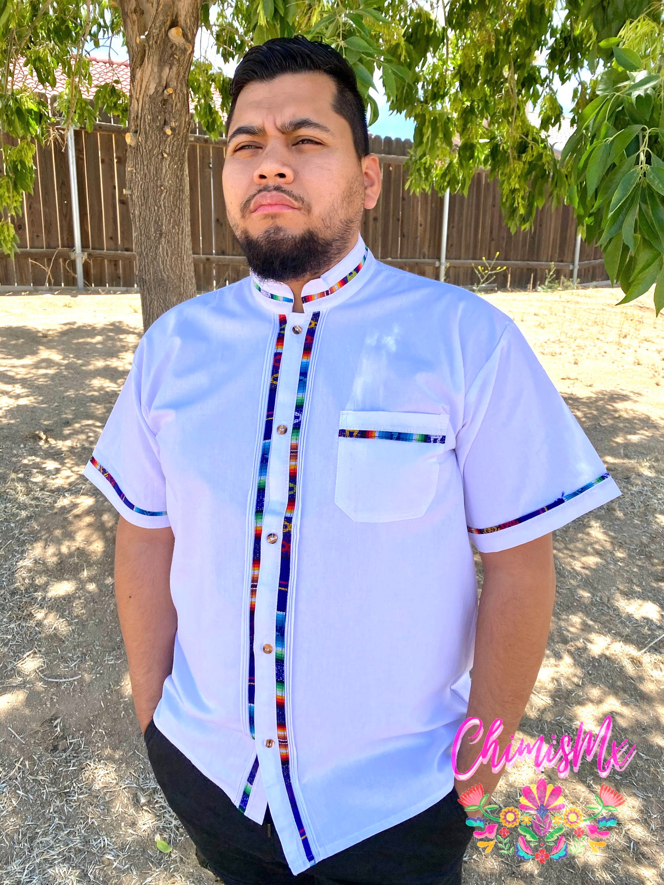 Mexican formal shirt hot sale