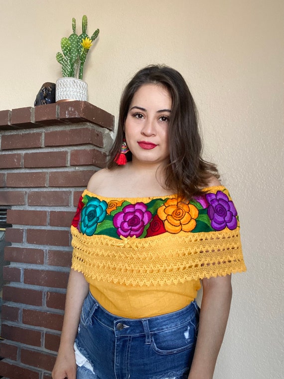 Campesina Top. Mexican Campesina Shirt 
