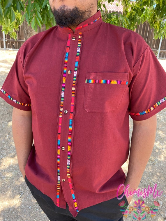 Camisa tradicional mexicana para hombre. Guayabera para hombre. Regalo del  día del padre. Camisa con botones Forman. camisa mexicana para hombre -  Etsy México