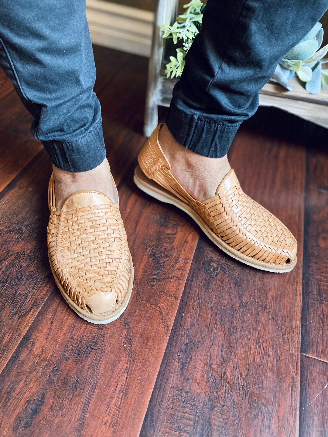 mens woven huaraches