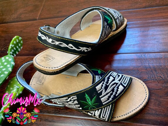 huaraches cruzados piteados