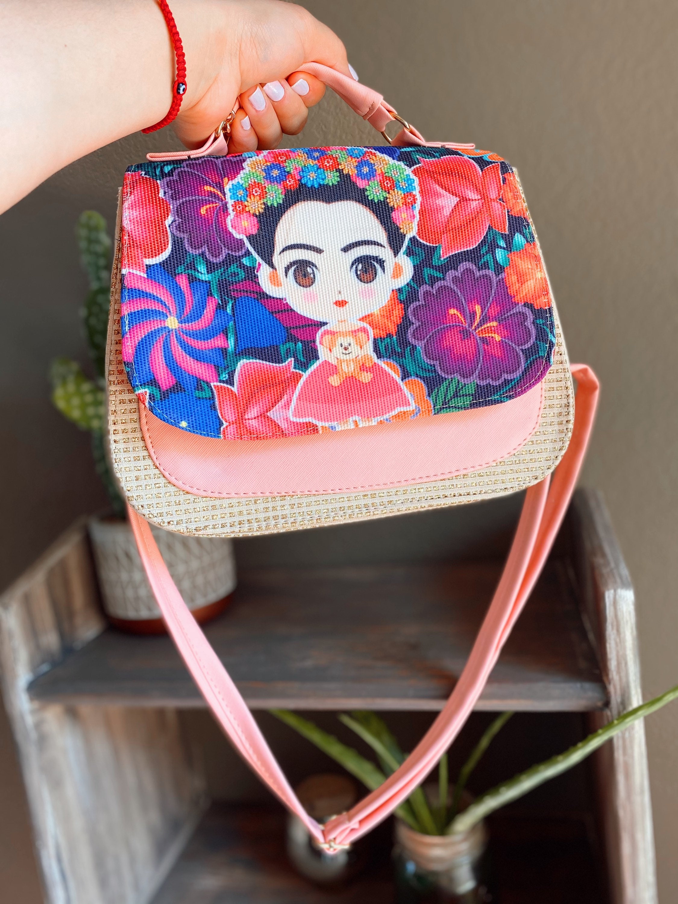 Floral Mexican handbag/purse/crossbody bag Etsy