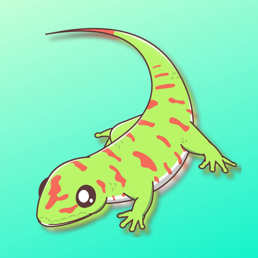 How To Draw A Yellow Spotted Lizard From Holes