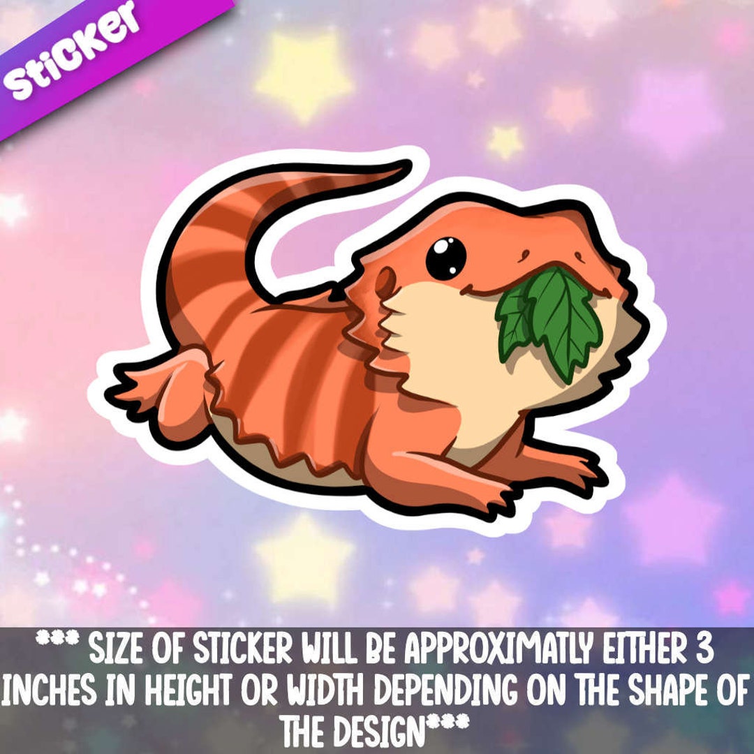 ロリ オムツ 二次 エロ 口に葉っぱをくわえたアゴヒゲトカゲのサラダ！かわいい爬虫類の友達 - ノートパソコン、プランナー、電話ケース用 + Mega Kawaii より -  Etsy 日本