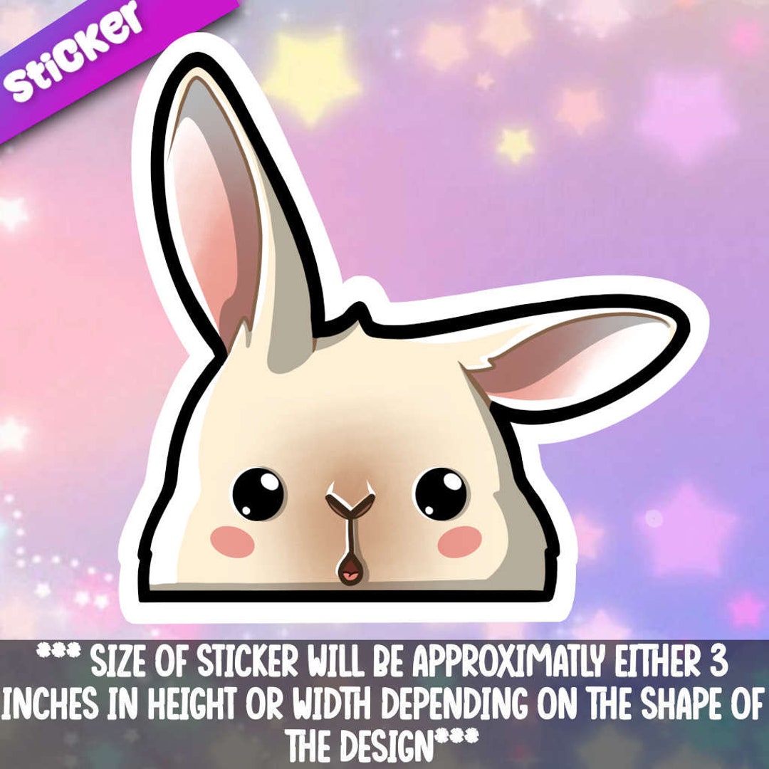 100 Adesivi Kawaii In PET – Fogli Carini Di Cartoni Animati – Coniglietti E Crema Di Burro – Per Scrapbooking E Album - 3