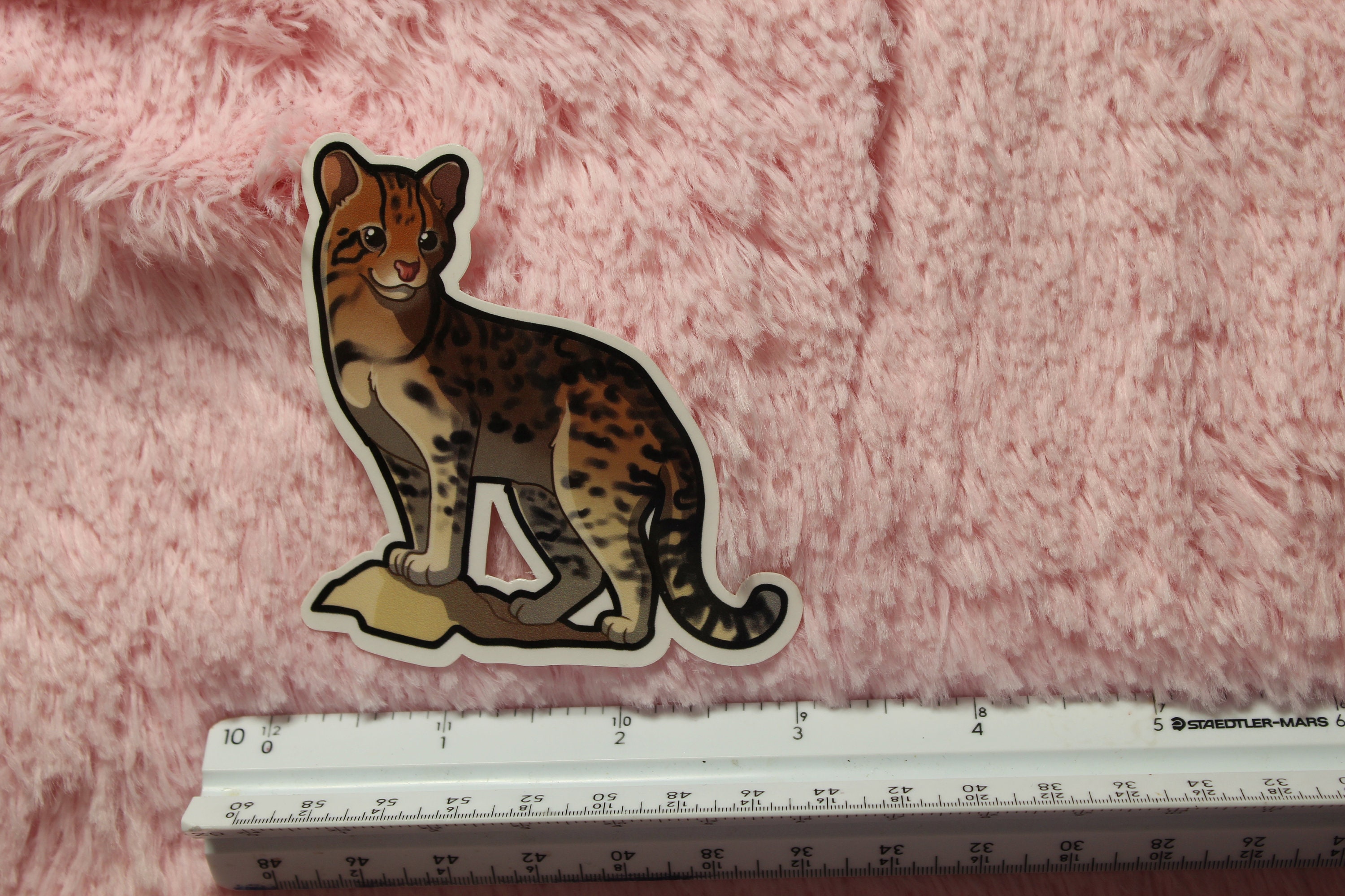 Ocelot Sticker! Adorable Little Wild Cat-for Laptop, ,planner, Phone ...