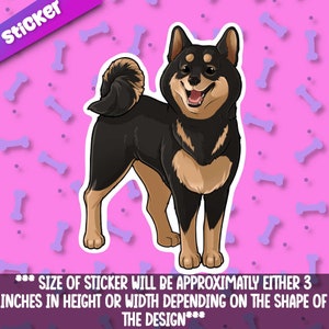 Shiba Inu Sticker! Super adorable Kawaii dog friend-for laptop,  planner, phone case ,journal + By Mega Kawaii