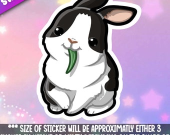 Vintage 1990s 2000s Stickers: Jim Benton's It's Happy Bunny Vinyl