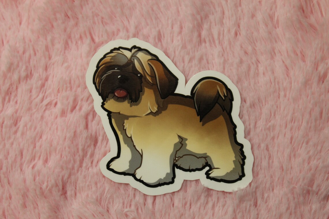 Super Kawaii Shih Tzu Aufkleber Entzückende Sport Hund Etsy