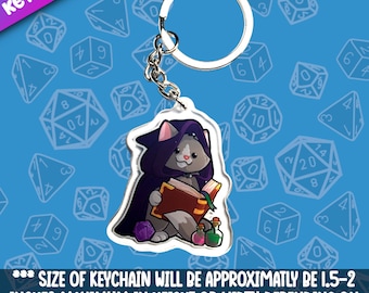 Cat-GM Keychain. Adorable sassy keychains to hang on your favorite items. Get a trinket that is a personal therapist