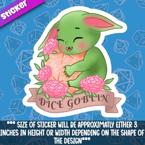 Dice Goblin- Beautiful D20 Dnd Themed Dice for Role Playing Tabletop Gaming- Great Present for Dungeon and Dragon Player