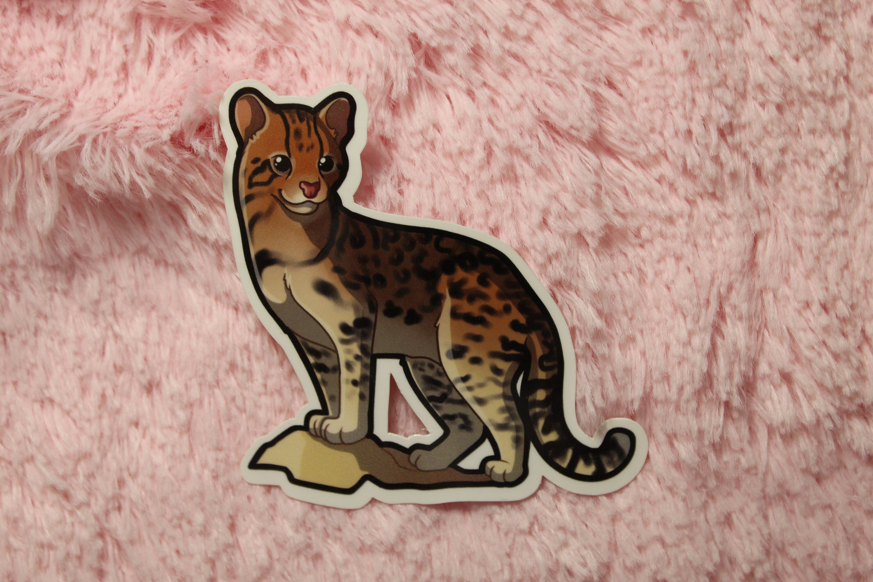 Ocelot Sticker! Adorable Little Wild Cat-for Laptop, ,planner, Phone ...