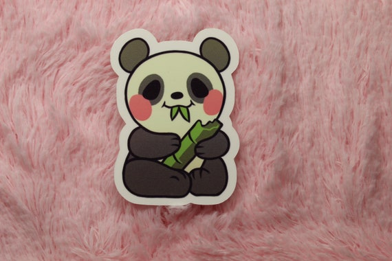 Adorable panda with a cute kawaii aesthetic