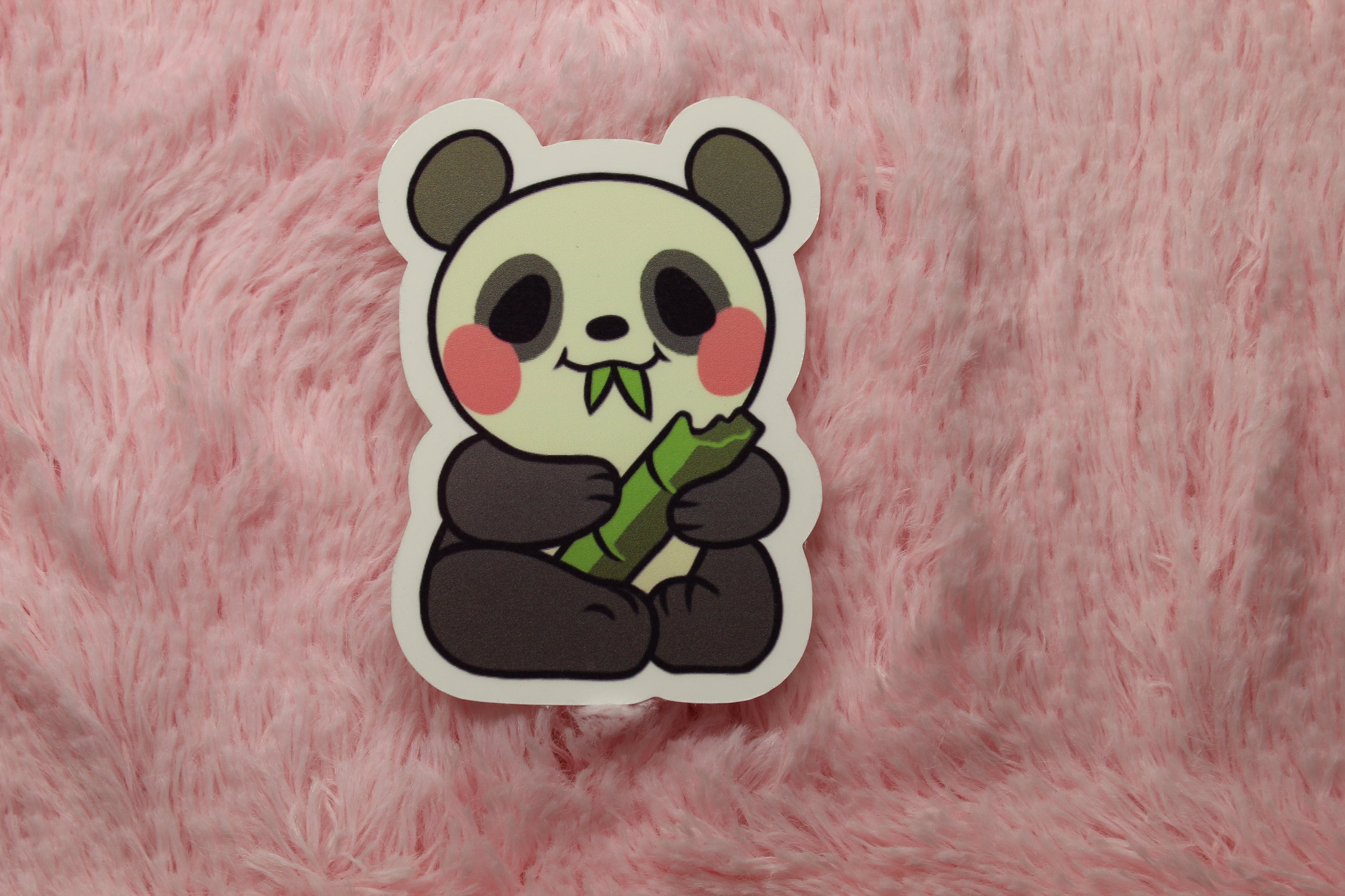 Super Kawaii Panda Bär essen Bambus Entzückende Zoo Freund-für Laptop,  Planer, Handytasche von Mega Kawaii -  Österreich