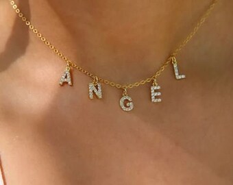 Buy Letter Name Necklace Online In 