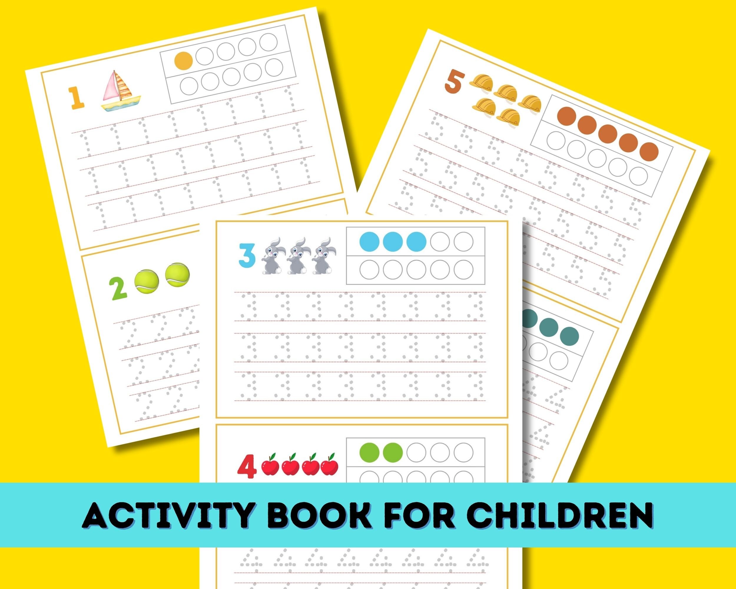 Preschool Worksheets for Kids Montessori Math Worksheets for - Etsy