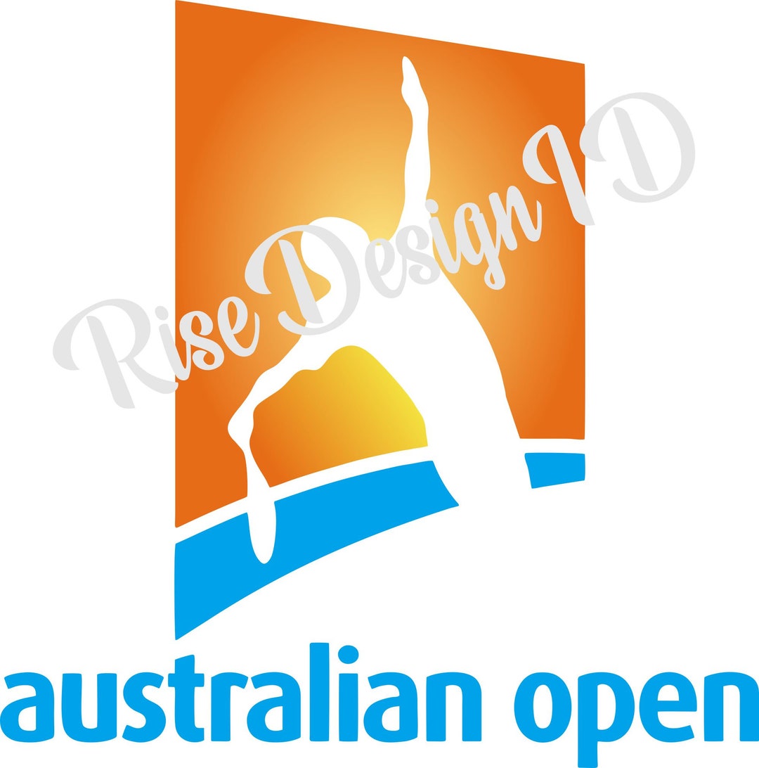 Australian Open Svg Printable Australian Open Australian Etsy