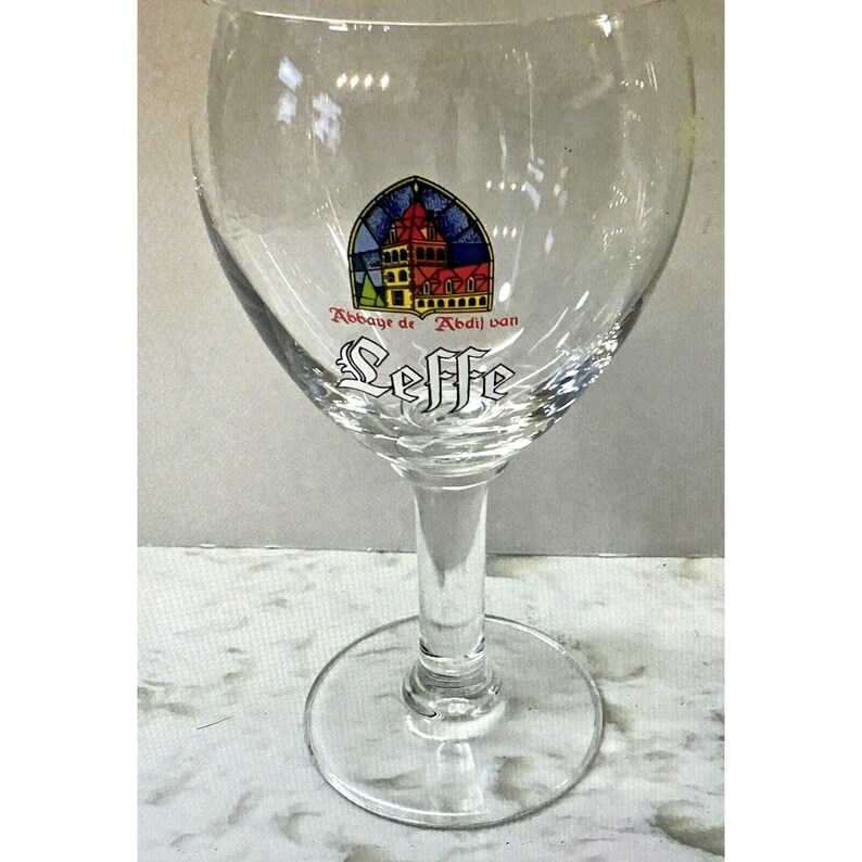 2pk LEFFE Belgian Beer Glass Chalice Goblet Abbaye De Abdij Van Leffe 25cl 8.5oz Etsy
