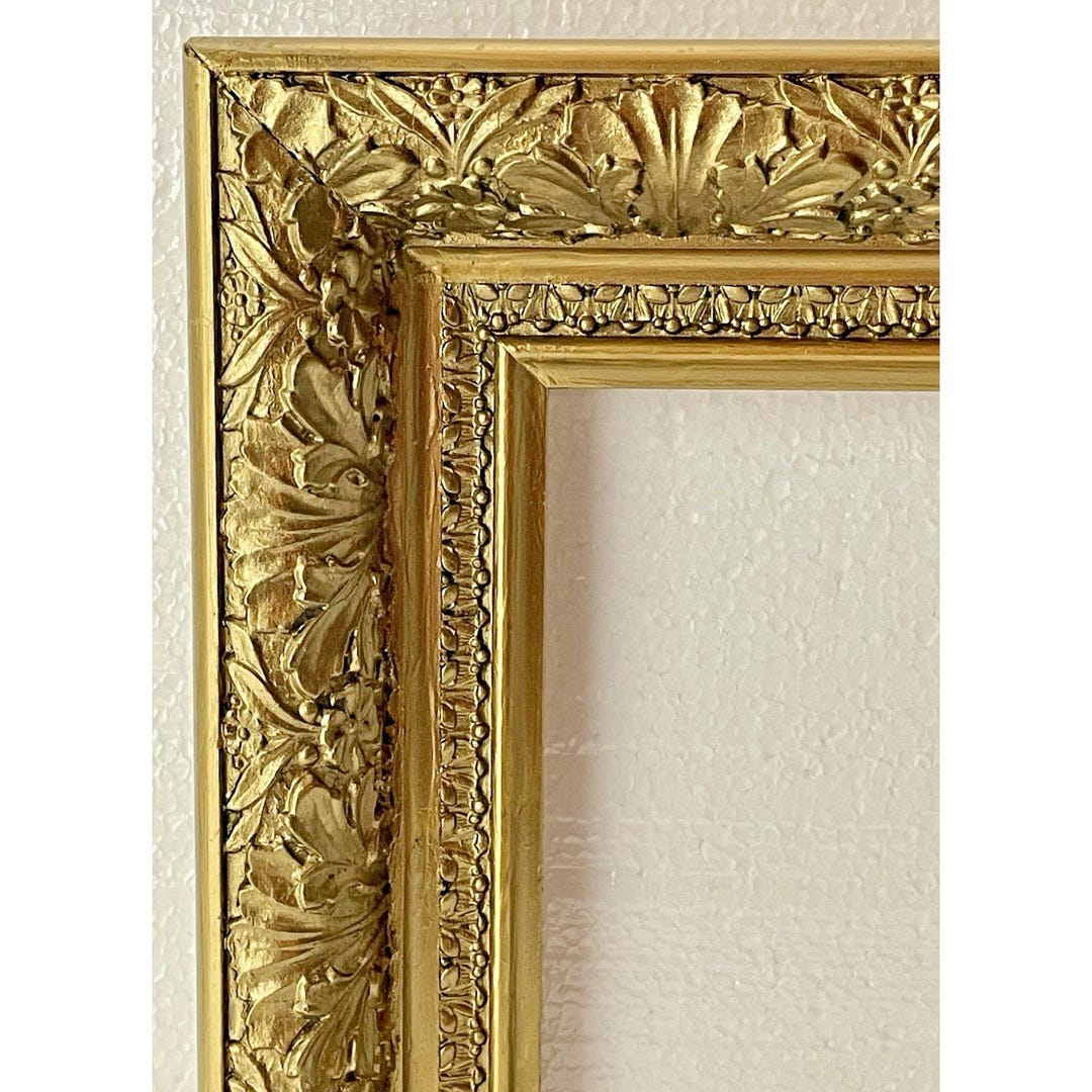 Ornate Antique Frame Fits 8" X 10" Gold Gilt Wood Victorian Fine Art ...