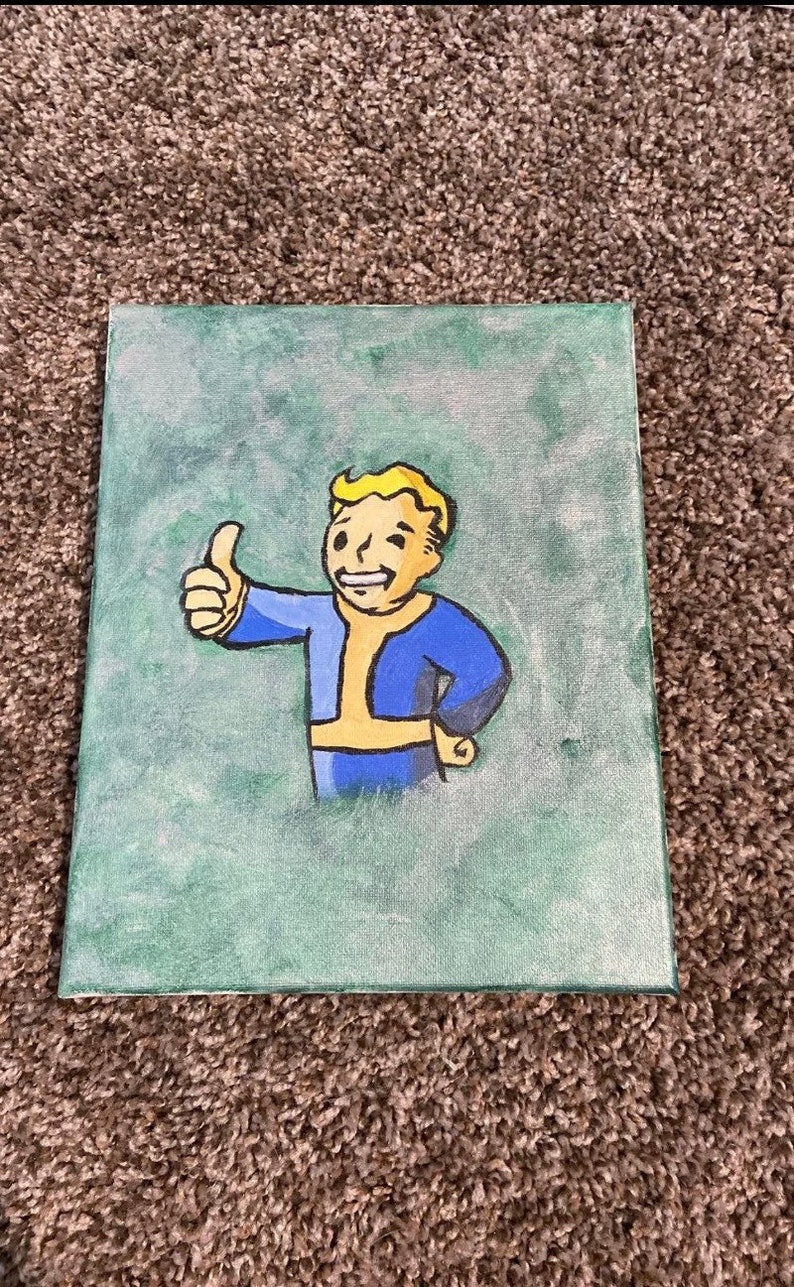 Fallout vault boy fan art thumbs up