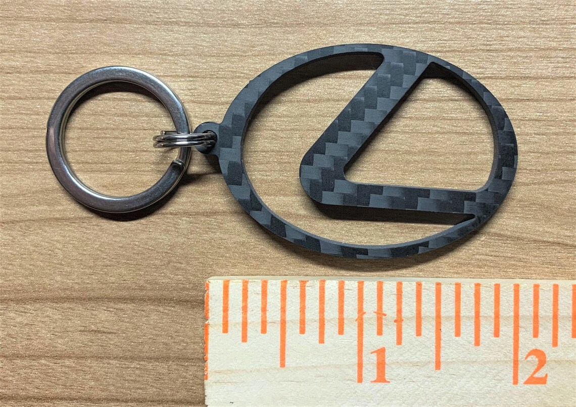 Beautiful Lexus Carbon Fiber Key Chain model lx es gs lc nx gx Etsy