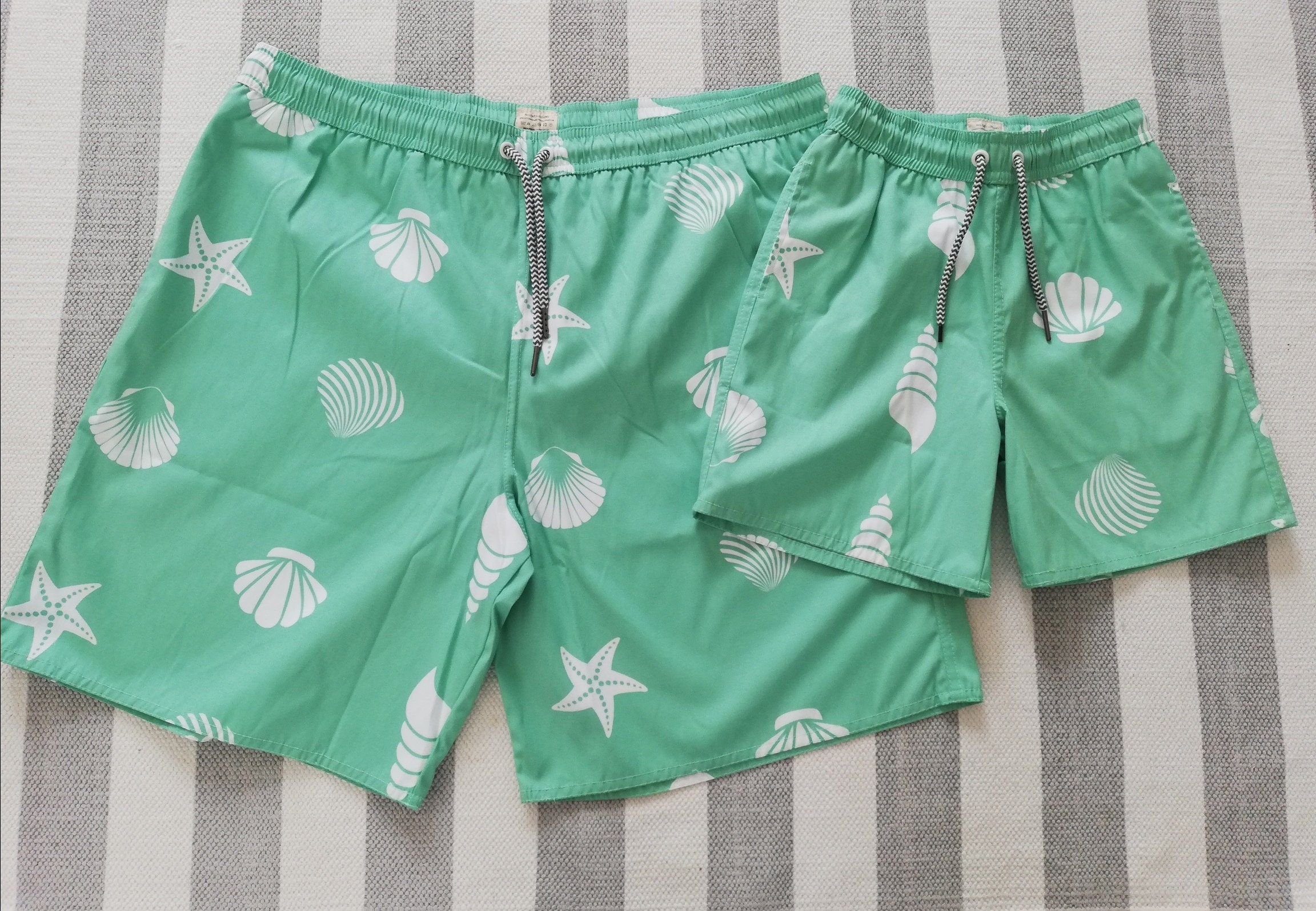 Father And Son Matching Swimming Trunks Dad And Son Matching Etsy