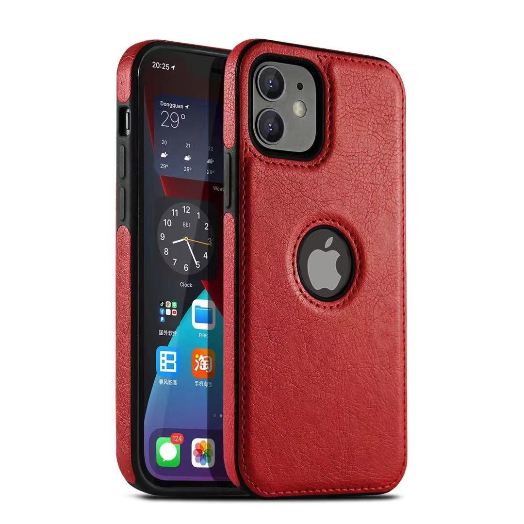 For Iphone 13 Pro Max Case Luxury Business Leather Stitching - Etsy UK