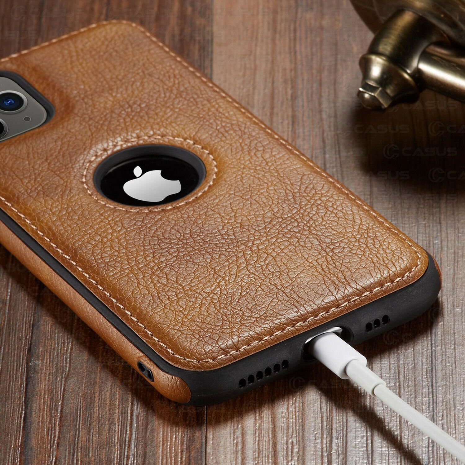For Iphone 13 Pro Max Case Luxury Business Leather Stitching - Etsy UK