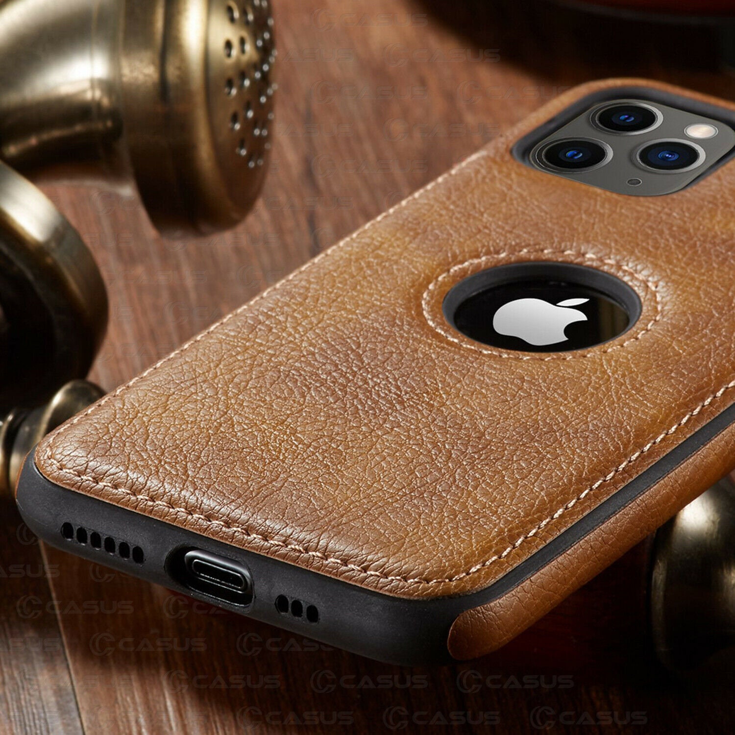 For Iphone 13 Pro Max Case Luxury Business Leather Stitching - Etsy UK