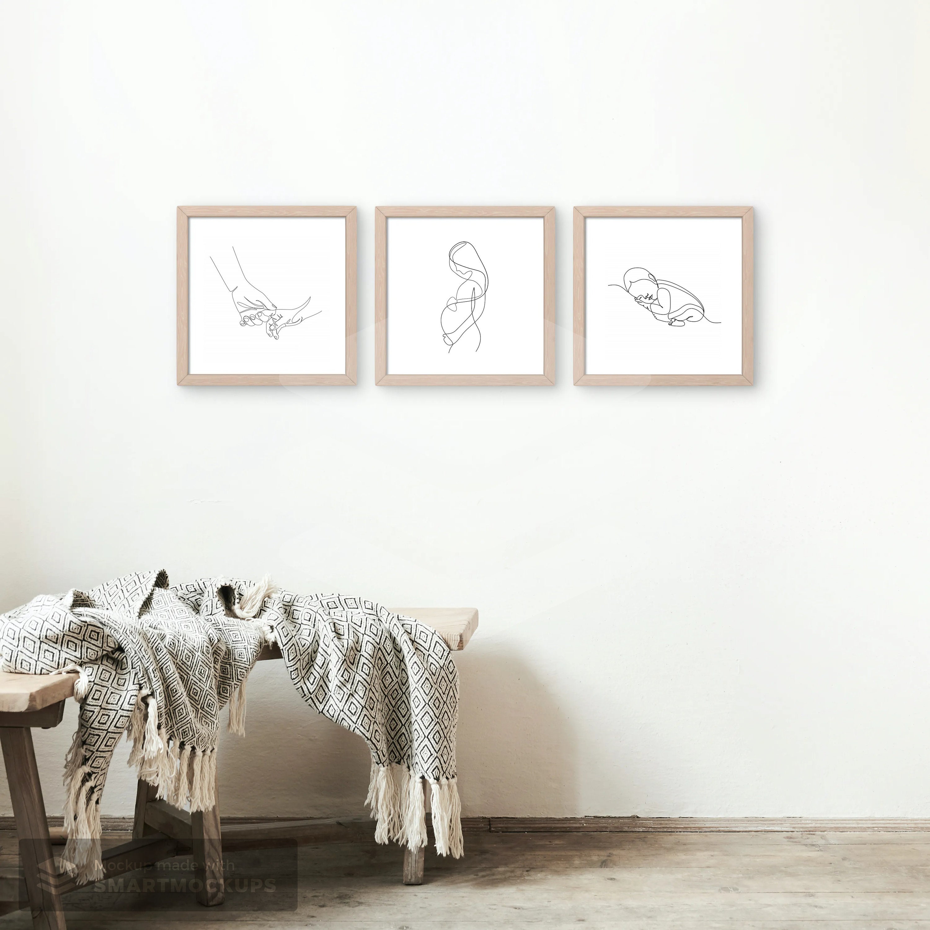 Trio of Posters, Set of 3 Family Posters, Personalized, Customizable ...