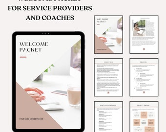Canva Welcome Packet For Coaches, Consultants, Service Providers, Designers, VAs
