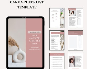 Canva Checklist Templates For Coaches, Small Business Owners, Freelancers, And Service Providers