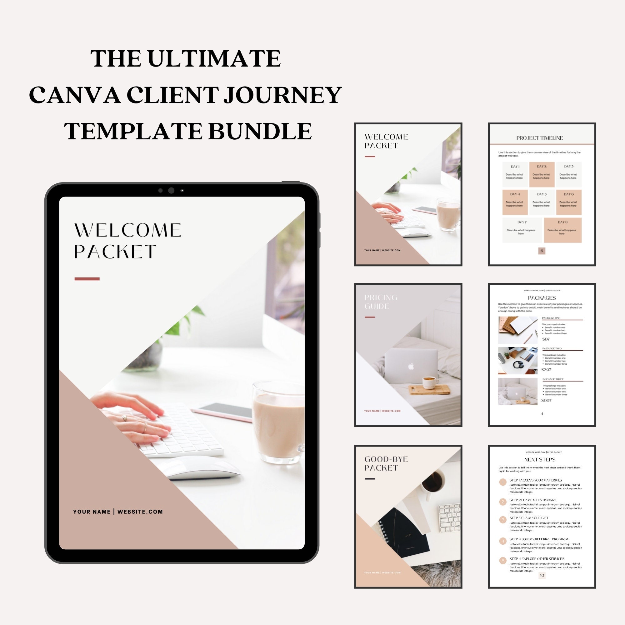 Canva Client Canva Client Bundle Templates - Etsy