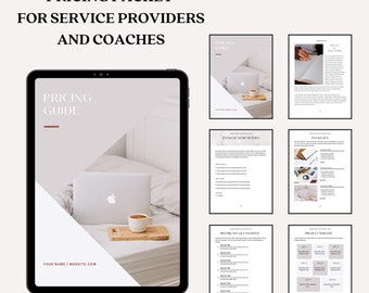 Canva Services And Pricing Packet For Coaches, Consultants, Service Providers, Designers, VAs