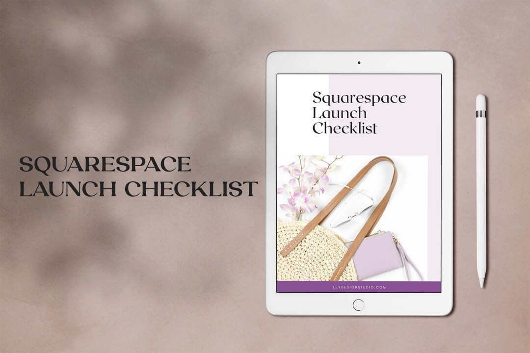 Squarespace Launch Checklist | Printable Website Checklist - Etsy