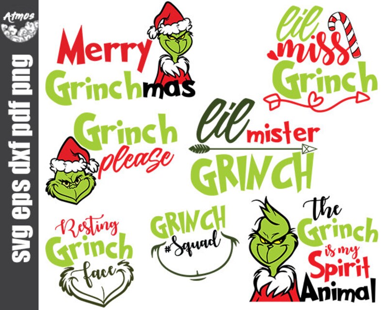 Download Grinch Svg Bundle Grinch Svg Cut File For Cricut And Etsy