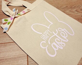 Personalised Easter Egg Hunt Easter treats Eater Bag Easter Bag Easter Gift Bag Easter Tote