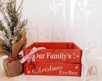 Personalised Christmas Eve Box, Christmas Eve Box, Christmas Eve crate, Holiday Crate, Festive Christmas, Christmas Eve Hamper, Family