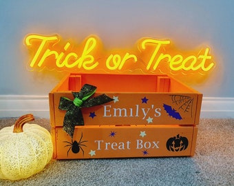 Halloween Trick or Treat crate