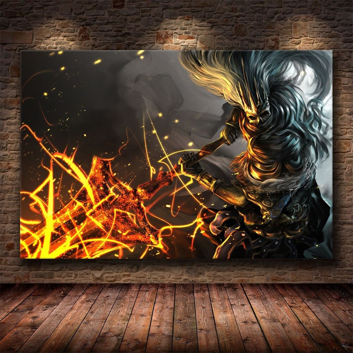 Dark Souls Canvas Wall Art Dark Souls III Canvas Wall Decor Etsy