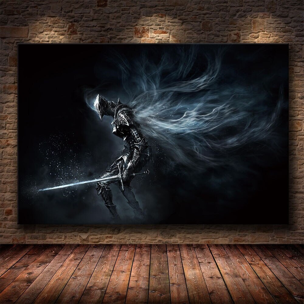 Dark Souls Canvas Wall Art Dark Souls III Canvas Wall Decor Etsy