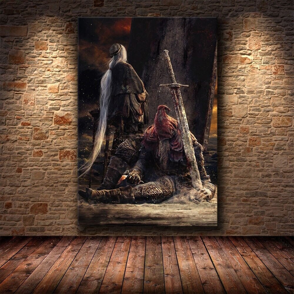 Dark Souls Canvas Wall Art Dark Souls III Canvas Wall Decor Etsy